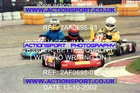 Photo: 2AF0698-03 ActionSport Photography 13/10/2002 Hunts Kart Club - Kimbolton  _5_SeniorTKM #37