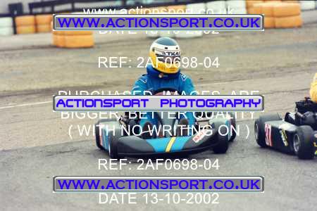 Photo: 2AF0698-04 ActionSport Photography 13/10/2002 Hunts Kart Club - Kimbolton  _5_SeniorTKM #17