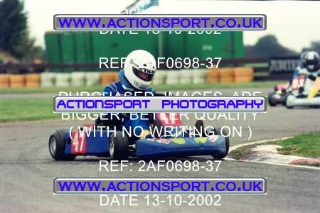 Photo: 2AF0698-37 ActionSport Photography 13/10/2002 Hunts Kart Club - Kimbolton  _5_SeniorTKM #47