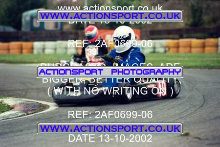 Photo: 2AF0699-06 ActionSport Photography 13/10/2002 Hunts Kart Club - Kimbolton  _5_SeniorTKM #49