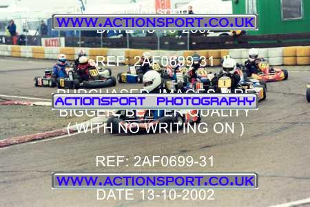 Photo: 2AF0699-31 ActionSport Photography 13/10/2002 Hunts Kart Club - Kimbolton  _6_JuniorMax_MiniMax_JuniorTKMInter #9990