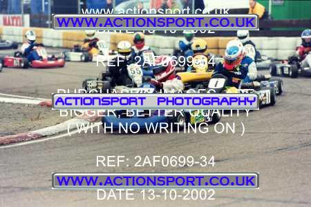 Photo: 2AF0699-34 ActionSport Photography 13/10/2002 Hunts Kart Club - Kimbolton  _6_JuniorMax_MiniMax_JuniorTKMInter #1