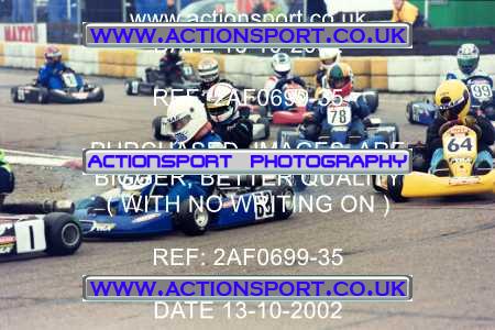 Photo: 2AF0699-35 ActionSport Photography 13/10/2002 Hunts Kart Club - Kimbolton  _6_JuniorMax_MiniMax_JuniorTKMInter #9990