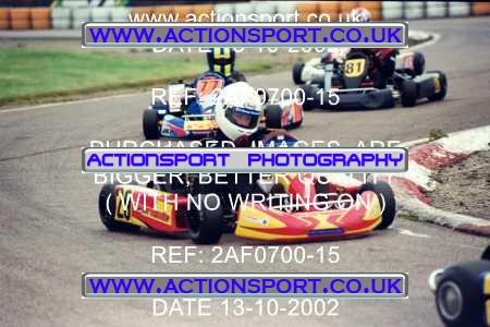 Photo: 2AF0700-15 ActionSport Photography 13/10/2002 Hunts Kart Club - Kimbolton  _6_JuniorMax_MiniMax_JuniorTKMInter #29