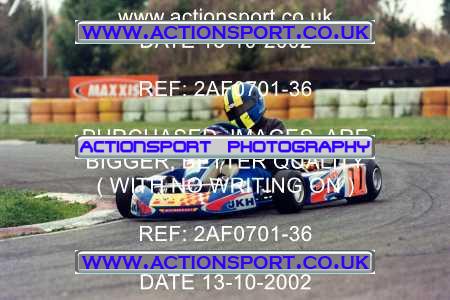 Photo: 2AF0701-36 ActionSport Photography 13/10/2002 Hunts Kart Club - Kimbolton  _6_JuniorMax_MiniMax_JuniorTKMInter #77