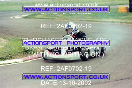 Photo: 2AF0702-19 ActionSport Photography 13/10/2002 Hunts Kart Club - Kimbolton  _1_JuniorTKM #19
