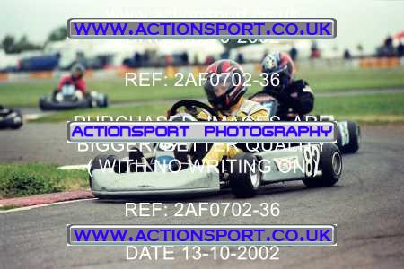 Photo: 2AF0702-36 ActionSport Photography 13/10/2002 Hunts Kart Club - Kimbolton  _1_JuniorTKM #82