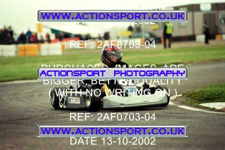 Photo: 2AF0703-04 ActionSport Photography 13/10/2002 Hunts Kart Club - Kimbolton  _1_JuniorTKM #82