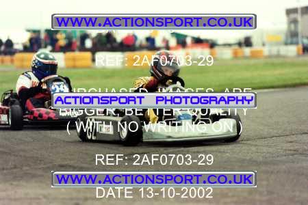 Photo: 2AF0703-29 ActionSport Photography 13/10/2002 Hunts Kart Club - Kimbolton  _1_JuniorTKM #82