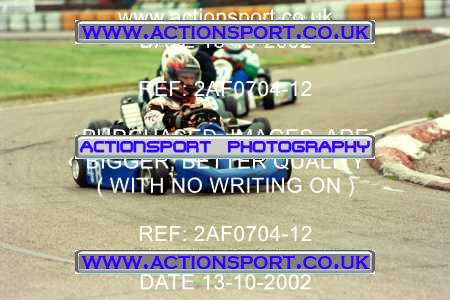 Photo: 2AF0704-12 ActionSport Photography 13/10/2002 Hunts Kart Club - Kimbolton  _7_RotaxMax #48