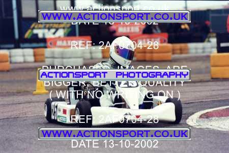 Photo: 2AF0704-28 ActionSport Photography 13/10/2002 Hunts Kart Club - Kimbolton  _7_RotaxMax #25