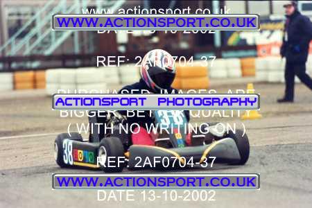 Photo: 2AF0704-37 ActionSport Photography 13/10/2002 Hunts Kart Club - Kimbolton  _7_RotaxMax #38