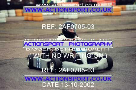 Photo: 2AF0705-03 ActionSport Photography 13/10/2002 Hunts Kart Club - Kimbolton  _7_RotaxMax #68