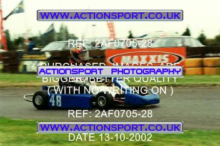 Photo: 2AF0705-28 ActionSport Photography 13/10/2002 Hunts Kart Club - Kimbolton  _7_RotaxMax #48