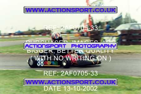 Photo: 2AF0705-33 ActionSport Photography 13/10/2002 Hunts Kart Club - Kimbolton  _7_RotaxMax #38