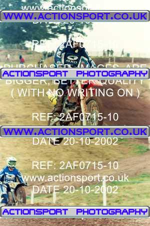 Photo: 2AF0715-10 ActionSport Photography 20/10/2002 AMCA Polesworth MXC - Stipers Hill _3_250-750Experts #27