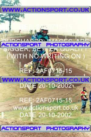 Photo: 2AF0715-15 ActionSport Photography 20/10/2002 AMCA Polesworth MXC - Stipers Hill _3_250-750Experts #66