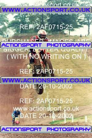 Photo: 2AF0715-25 ActionSport Photography 20/10/2002 AMCA Polesworth MXC - Stipers Hill _3_250-750Experts #97