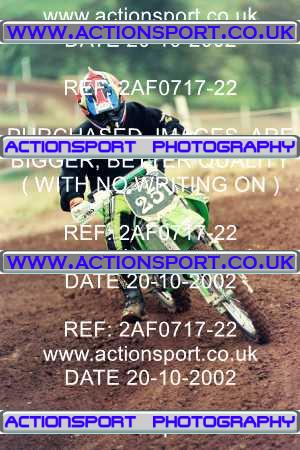 Photo: 2AF0717-22 ActionSport Photography 20/10/2002 AMCA Polesworth MXC - Stipers Hill _4_InterJuniors #251