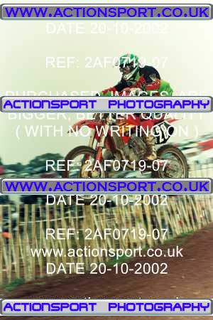 Photo: 2AF0719-07 ActionSport Photography 20/10/2002 AMCA Polesworth MXC - Stipers Hill _5_125JuniorsGroup1 #28