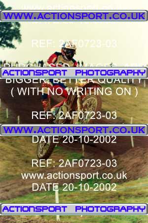 Photo: 2AF0723-03 ActionSport Photography 20/10/2002 AMCA Polesworth MXC - Stipers Hill _7_125Experts #50