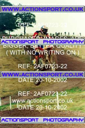 Photo: 2AF0723-22 ActionSport Photography 20/10/2002 AMCA Polesworth MXC - Stipers Hill _7_125Experts #50
