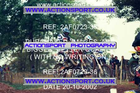 Photo: 2AF0723-36 ActionSport Photography 20/10/2002 AMCA Polesworth MXC - Stipers Hill _8_125JuniorsGroup2 #383