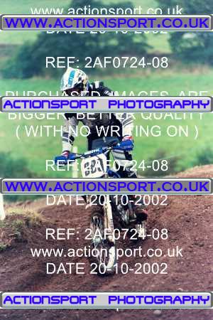 Photo: 2AF0724-08 ActionSport Photography 20/10/2002 AMCA Polesworth MXC - Stipers Hill _8_125JuniorsGroup2 #383