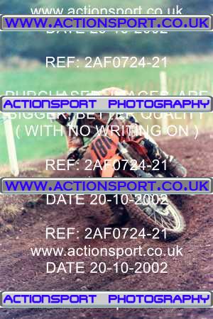 Photo: 2AF0724-21 ActionSport Photography 20/10/2002 AMCA Polesworth MXC - Stipers Hill _8_125JuniorsGroup2 #180