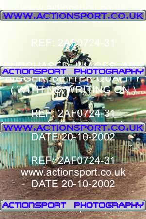 Photo: 2AF0724-31 ActionSport Photography 20/10/2002 AMCA Polesworth MXC - Stipers Hill _8_125JuniorsGroup2 #383