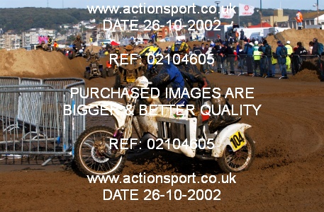 Photo: 02104605 ActionSport Photography 26/10/2002 Weston Beach Race  _1_QuadsAndSidecars #104