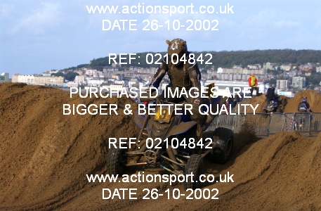 Photo: 02104842 ActionSport Photography 26/10/2002 Weston Beach Race  _1_QuadsAndSidecars #9