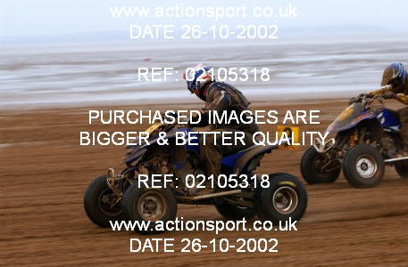 Photo: 02105318 ActionSport Photography 26/10/2002 Weston Beach Race  _1_QuadsAndSidecars #9