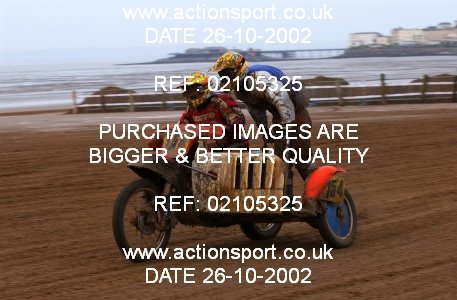 Photo: 02105325 ActionSport Photography 26/10/2002 Weston Beach Race  _1_QuadsAndSidecars #154