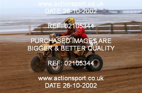 Photo: 02105344 ActionSport Photography 26/10/2002 Weston Beach Race  _1_QuadsAndSidecars #27