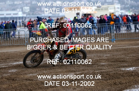 Photo: 02110062 ActionSport Photography 26/10/2002 Weston Beach Race  _2_Solos #572