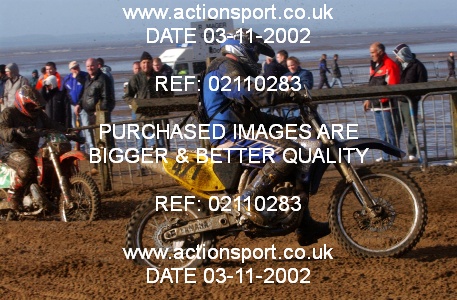 Photo: 02110283 ActionSport Photography 26/10/2002 Weston Beach Race  _2_Solos #471