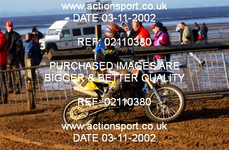 Photo: 02110380 ActionSport Photography 26/10/2002 Weston Beach Race  _2_Solos #30