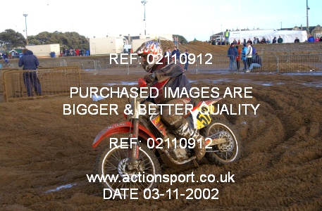Photo: 02110912 ActionSport Photography 26/10/2002 Weston Beach Race  _2_Solos #572