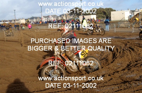 Photo: 02111062 ActionSport Photography 26/10/2002 Weston Beach Race  _2_Solos #572
