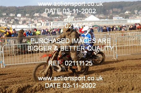 Photo: 02111125 ActionSport Photography 26/10/2002 Weston Beach Race  _2_Solos #30