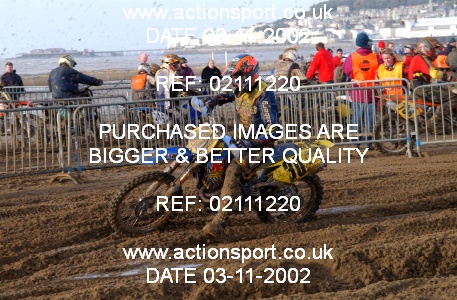 Photo: 02111220 ActionSport Photography 26/10/2002 Weston Beach Race  _2_Solos #30
