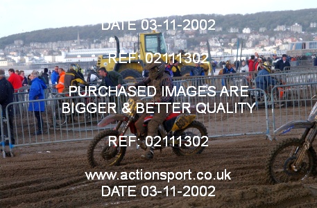 Photo: 02111302 ActionSport Photography 26/10/2002 Weston Beach Race  _2_Solos #831