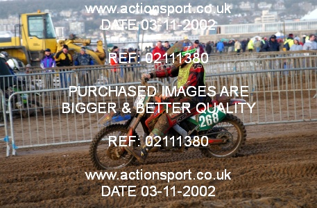 Photo: 02111380 ActionSport Photography 26/10/2002 Weston Beach Race  _2_Solos #268