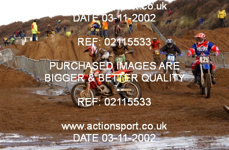Photo: 02115533 ActionSport Photography 26/10/2002 Weston Beach Race  _2_Solos #25