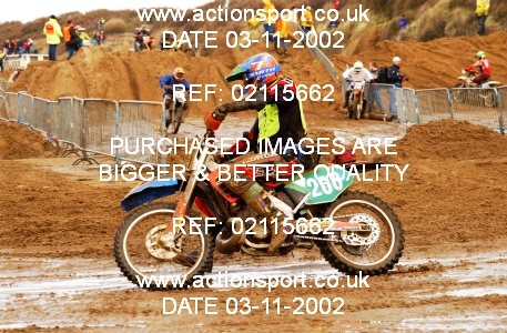 Photo: 02115662 ActionSport Photography 26/10/2002 Weston Beach Race  _2_Solos #268