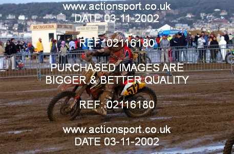 Photo: 02116180 ActionSport Photography 26/10/2002 Weston Beach Race  _2_Solos #572