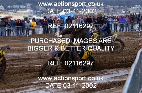 Photo: 02116297 ActionSport Photography 26/10/2002 Weston Beach Race  _2_Solos #471