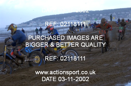 Photo: 02118111 ActionSport Photography 26/10/2002 Weston Beach Race  _2_Solos #30
