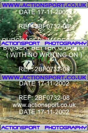 Photo: 2BF0732-08 ActionSport Photography 17/11/2002 ACU Y Bike Motocross - Matchams Park _3_OpenAdult #7